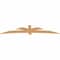 Ekena Millwork Davenport Timber Gable Bracket, Western Red Cedar, 108"W x 22"H x 1 1/2"D x 5 1/2"F, 5/12 Pitch GBW108X22X0206DAV00SWR - alternate 4